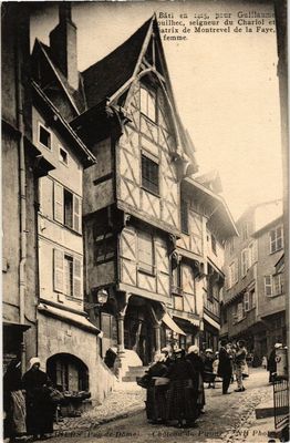 Old postcard built in 1425 for Guillaume Pouilhec lord of Chariol and (244884)