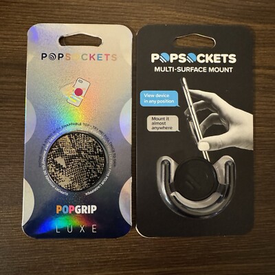 Pop-sockets! Popsocket Luxe POPGRIP /w Multi surface Mount - Popmount