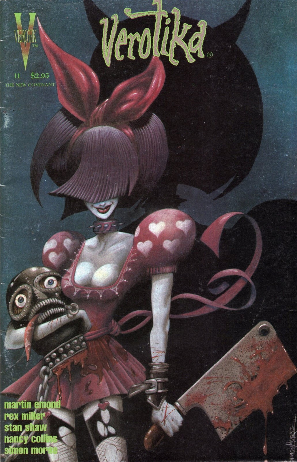 Verotika #11 Verotik 1996 comic Nancy Collins Furies In Black Leather Morse Shaw