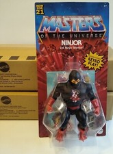 Masters of the Universe Origins NINJOR ACTION FIGURE MOTU RETRO MODERN NEW