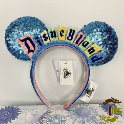 Disneyland Marquee Sign Ears Headband Disney Parks Happiest Place Edition US NWT US Disney-Park main image 4