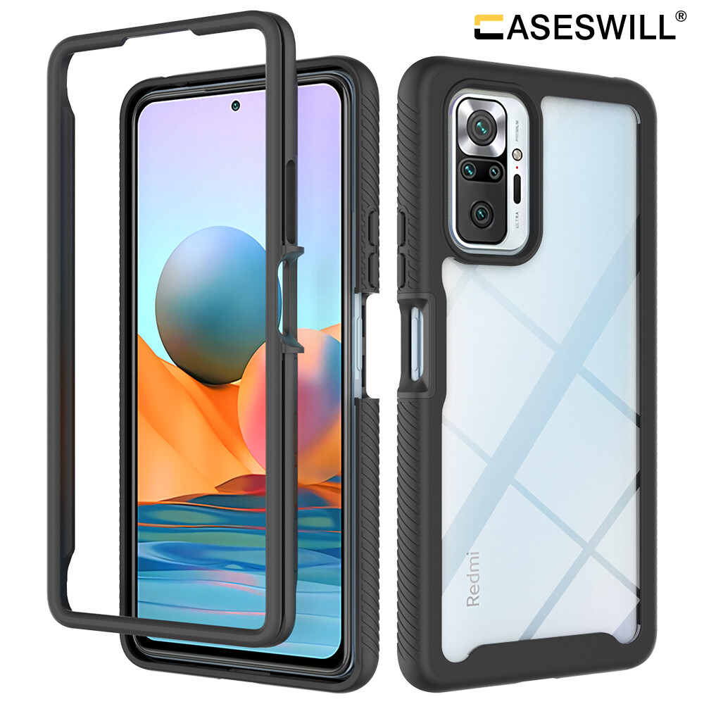 For Xiaomi Redmi Note 10S 10 Pro Max Case Rugged Clear Shockproof Phone  Cover