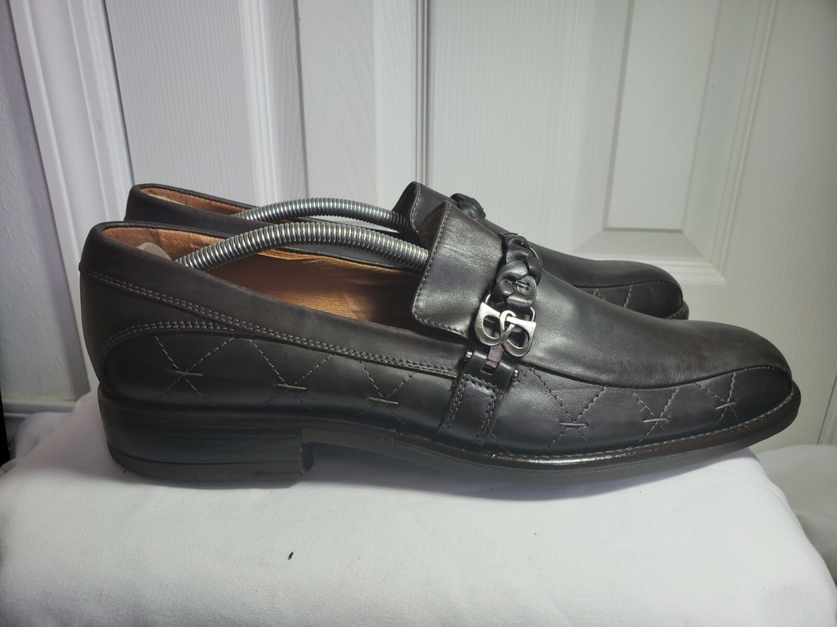 Bacco Bucci Mens Loafers Sz 11W Brown Leather | eBay