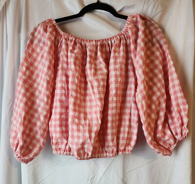 Junior's Pink Crop Top One Size