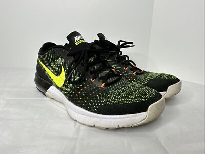 Nike Air Max Typha Shoes Mens 10 Black Yellow Orange Sneakers 820198-078  FlyWire