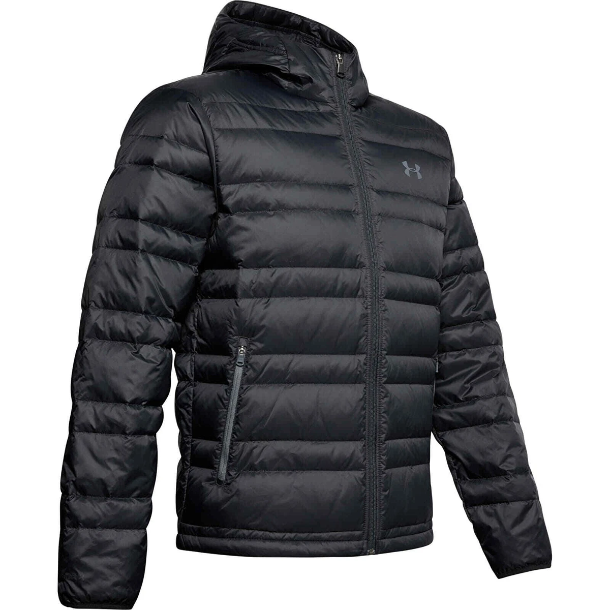 Black under armour winter jacket 2025