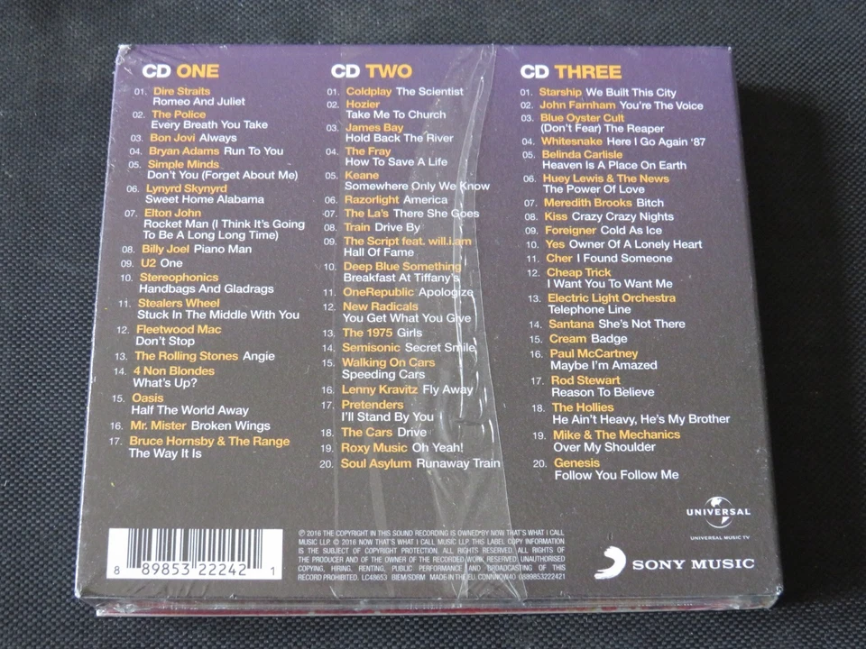 Various Artists - Now That's What I Call Rock Ballads (SEALED 3 x CD 2016) - Image 3 of 4