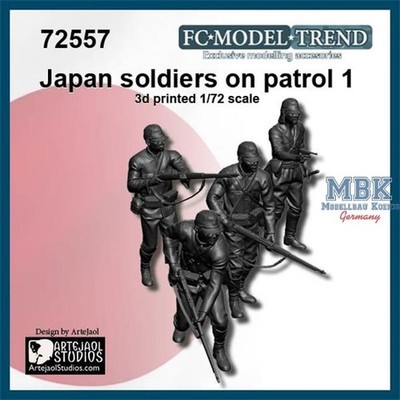 FC MODEL TREND FCMT72557 Japan soldiers on patrol WWII 1 (1:72)