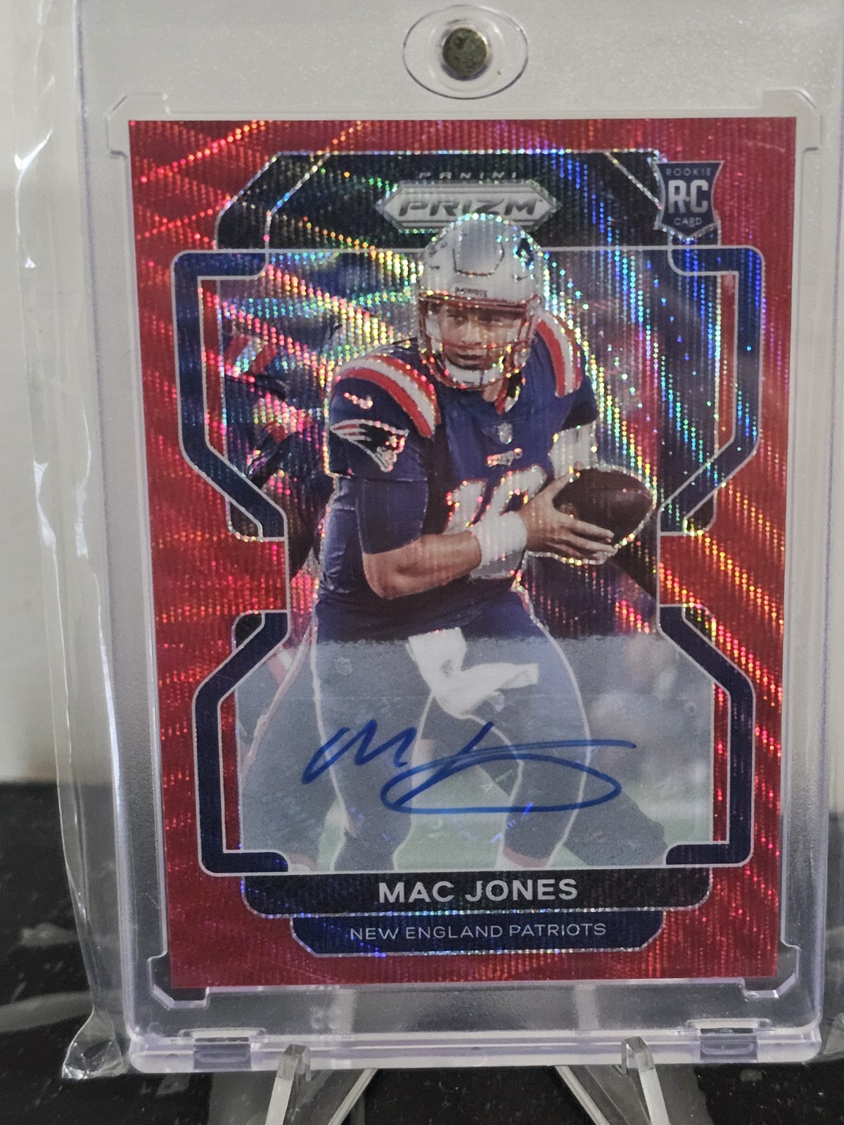2021 Prizm - Mac Jones #336 Red Wave RC Auto /149 RC AU