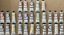 Gamblin 1980 Oil 27 Colors Set Paint Tubes 37ml Art Brush Winsor Artist Painter