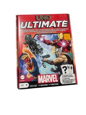 UNO Ultimate MARVEL 1st Edition: Core Version Superhero Card Game Foil Cards