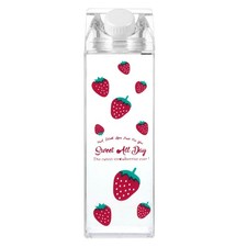 Plastic Milk Bottle Portable Water Bottle Leakproof Milk Fresh Keeping Bottle
