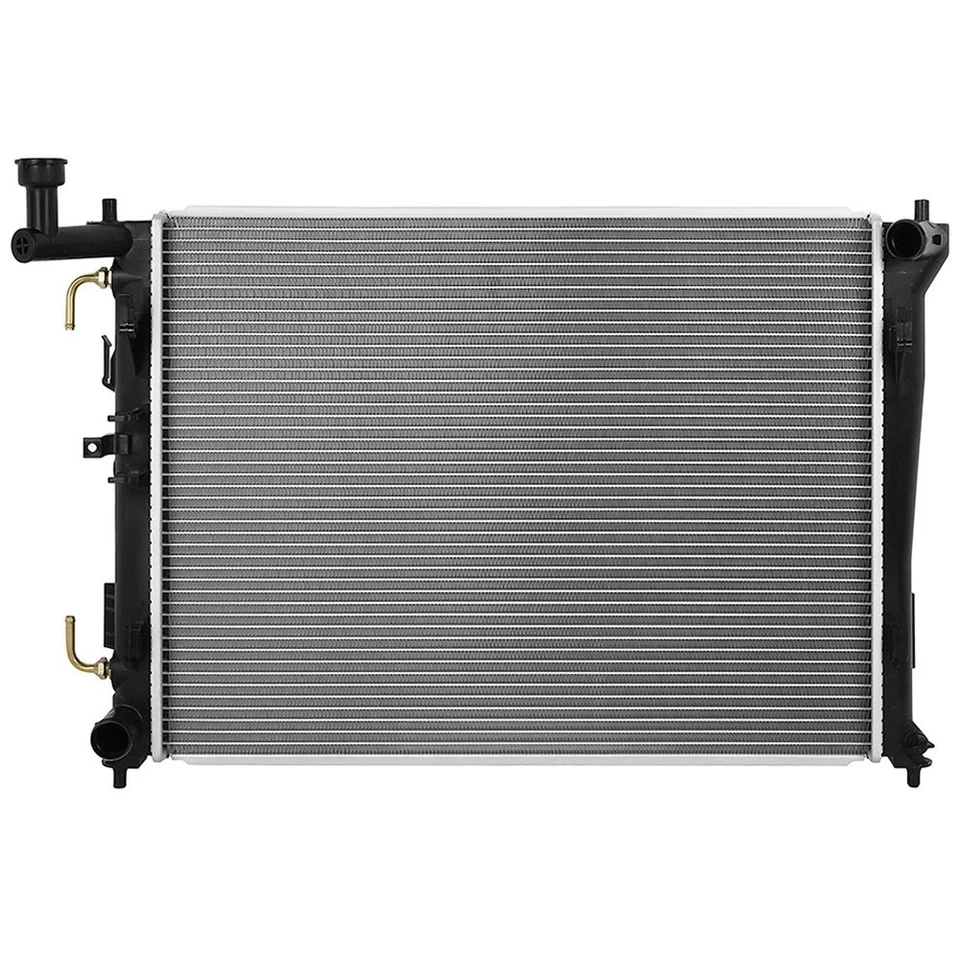 For 2007-2012 Hyundai Elantra Aluminium Radiator & AC Condenser Cooling Assembly Foto 2 de 2