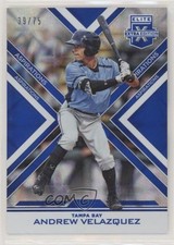 2016 Panini Elite Extra Edition Aspirations Blue 39/75 Andrew Velazquez #117 0q3