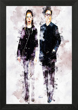 Ad Vitam Framed Wall Art Poster Canvas Print Picture