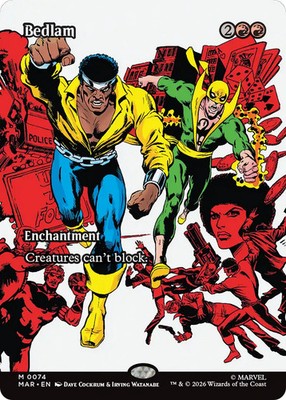 Bedlam (Borderless) [Marvel Universe: Eternal-Legal] Foil Near Mint