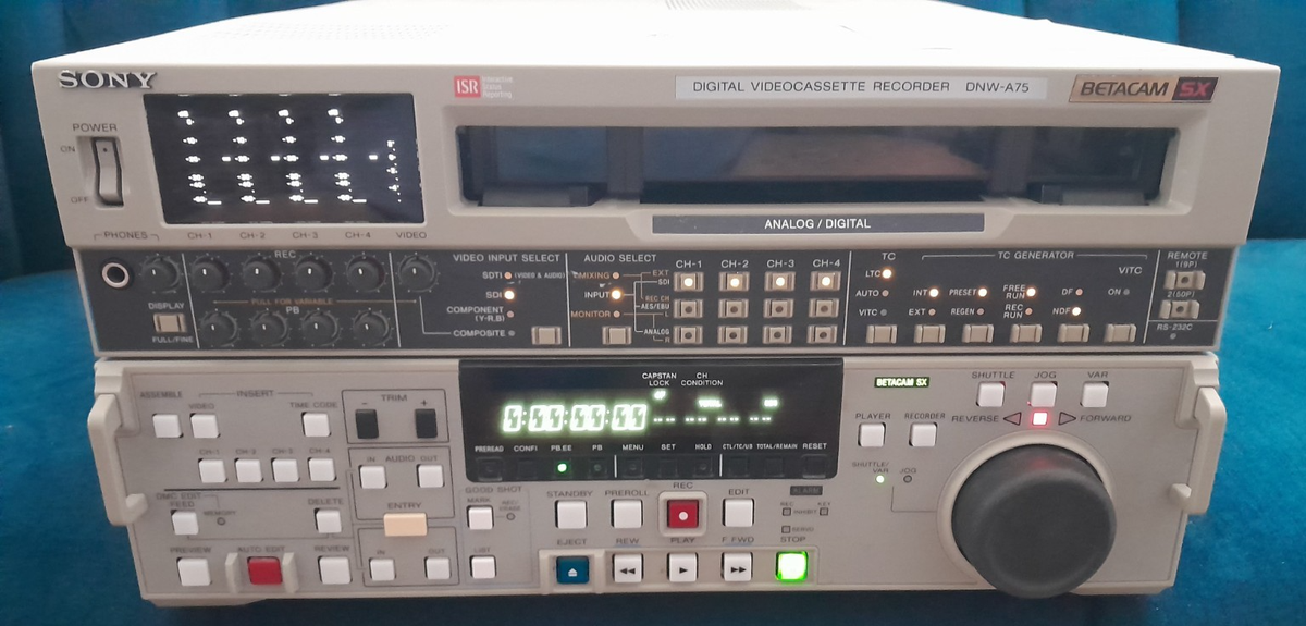 Lecteur Sony DNW-A75P Digital Betacam SX – Broadcast (révision Souhaitée)