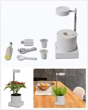 Leafy Indoor LED Desktop Aerogarden Hydroponics & Grow Light System