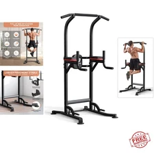 Versatile Pull Up Bar Power Tower with Comfort Cushioning for Safe Workouts