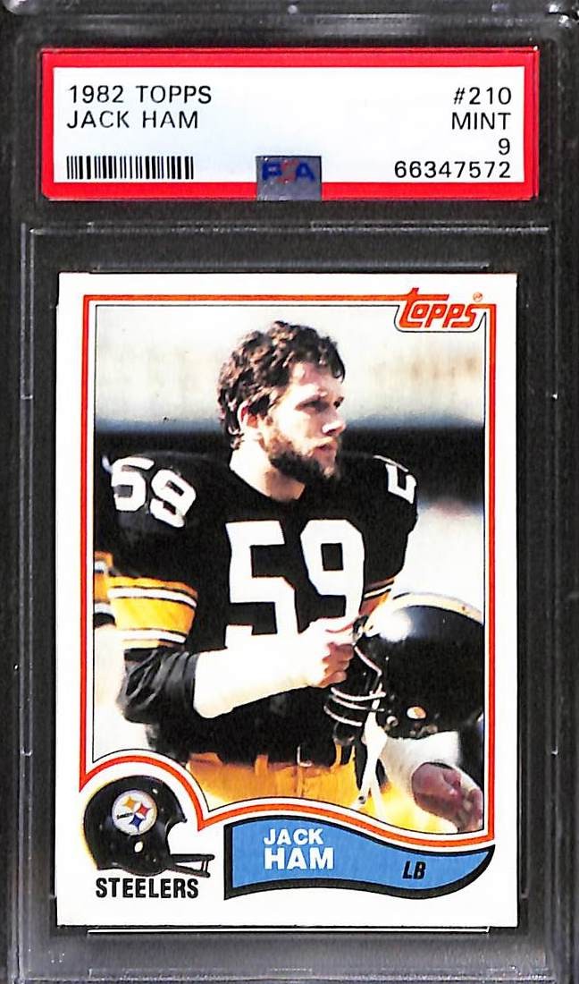 1982 TOPPS #210 JACK HAM PSA 9 Mint 66347572 