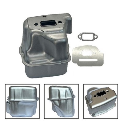 MS271 For MS291 Chainsaw Exhaust Silencer with Gasket and Heat