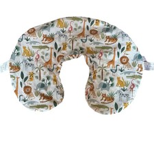 Boppy U-Shape Feeding Pillow Removable Cotton Cover Jungle Animal Print