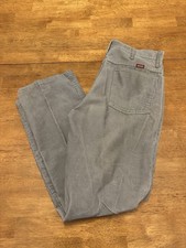Vintage 70s Rustler Corduroy Pants 33x30 Talon Zipper Stains