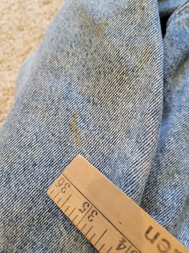 Vintage Levi's Denim Jacket Mens L Trucker Made USA 90s 70507-4890 Distressed by Levi's, $56.98 - Photo 12