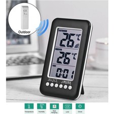Wireless Indoor/Outdoor Digital Thermometer with Remote Sensor for Home