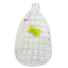 P ckle O Joe Quilted Sling Bag / Pickeleball Paddles color Dusty Gray NEW