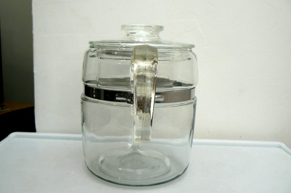 Vintage Pyrex Glass Flameware 7759 B 9 Cup Stovetop Percolator Coffee Tea Pot - Image 3 of 4