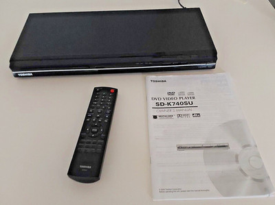 TOSHIBA DVD Player SD-K740SU TESTED! with manual and remote*