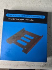 2.5" to 3.5" SSD HDD Mounting Bracket Adapter Kit w/ Screws Internal New