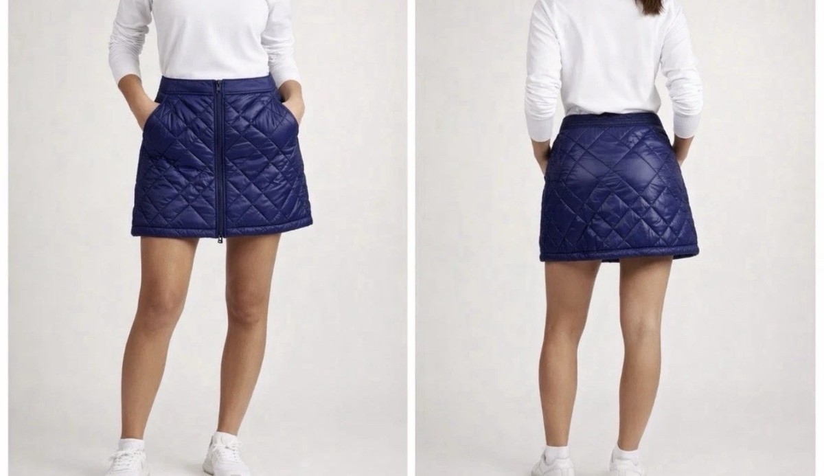 RLX☆スカート NWT RLX Ralph Lauren Women's Quilted Navy Golf Concept 1 Skirt