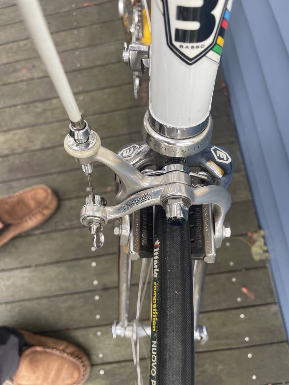 1988 Lighly Used BASSO LOTO Bicycle • SLX • Early Campagnolo C-Record • 55cm.