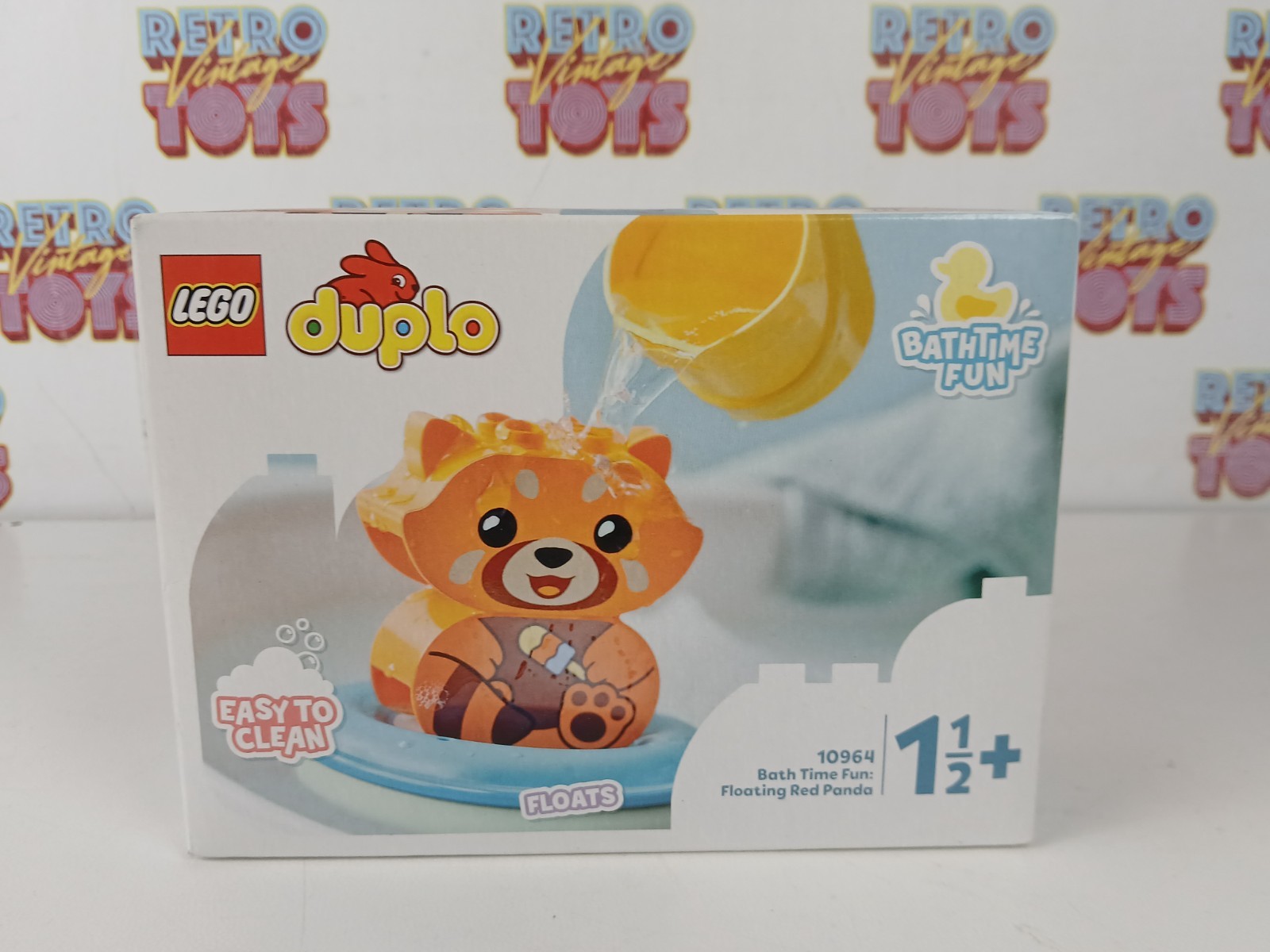 LEGO DUPLO 10964 EASY TO CLEAN 1 1/2 BATHTIME FUN VOLPE FOX ARANCIONE
