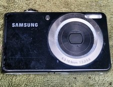 Samsung DualView TL205 12.2MP Digital Camera Black, No Battery, Not Tested
