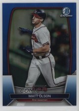 2023 Bowman Chrome Blue Refractor /150 Matt Olson #84 1c37