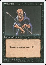 [MTG] Weakness (170) (4ED) HP-DMG