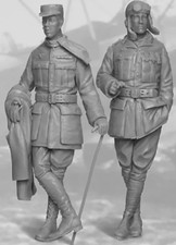 Kit Modelo Figura Resina 1/32 Soldado Francés Pilotos Oficial Primera Guerra Mundial Ejército Guerra Sin Pintar