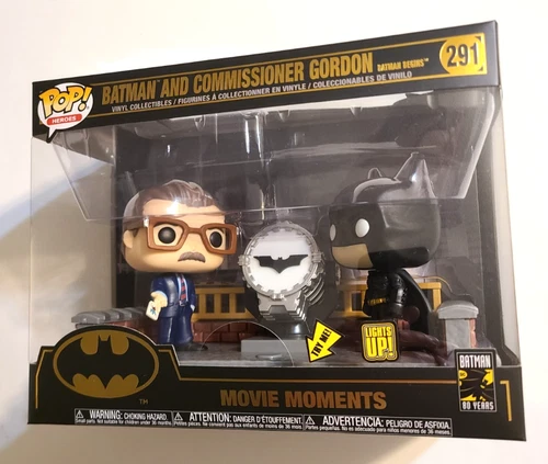 Funko Pop DC Movie Moments #291 Batman & Commissioner Gordon (Batman Begins)