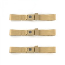 Jp Cherokee 1974 - 1983 Standard 2pt Tan Lap Bench Seat Belt Kit - 3 Belts Hot