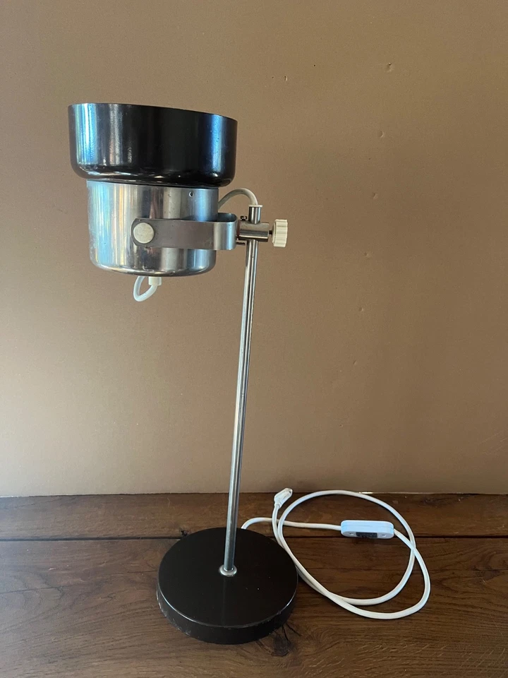 DDR Tischlampe Bürolampe Design Leuchte Lampe  70er Büro Schreibtisch - Bild 2 von 4