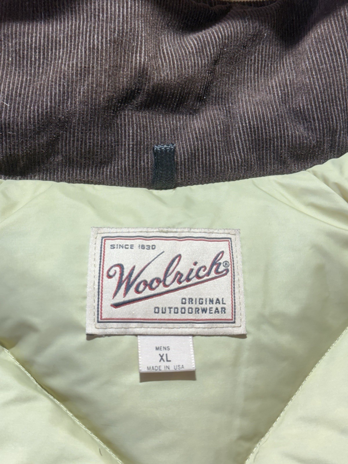 Vintage Woolrich Men's Down Filled Hooded Parka Coat Jacket Gray Size XL image 3
