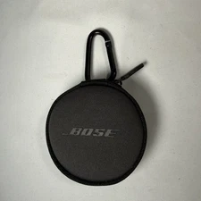 BOSE Earbuds Soft Pocket Carry Case w/ Zipper & Carabiner OEM Free Shipping 