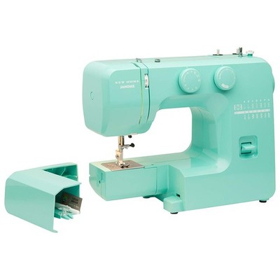 Janome Arctic Crystal Easy-to-Use Sewing Machine with Interior Metal Frame, Bobb