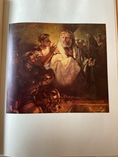 Vintage Print Rembrandt bible paintings Picture art St Peter Denying His Master