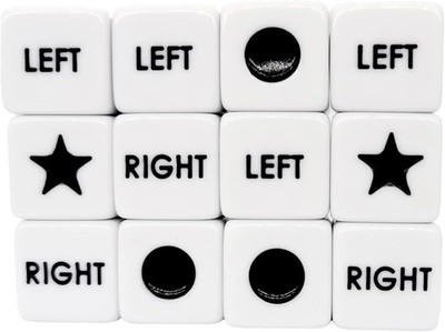 Left Right Center Dice Only 12 Dices Game Prime Dice... 