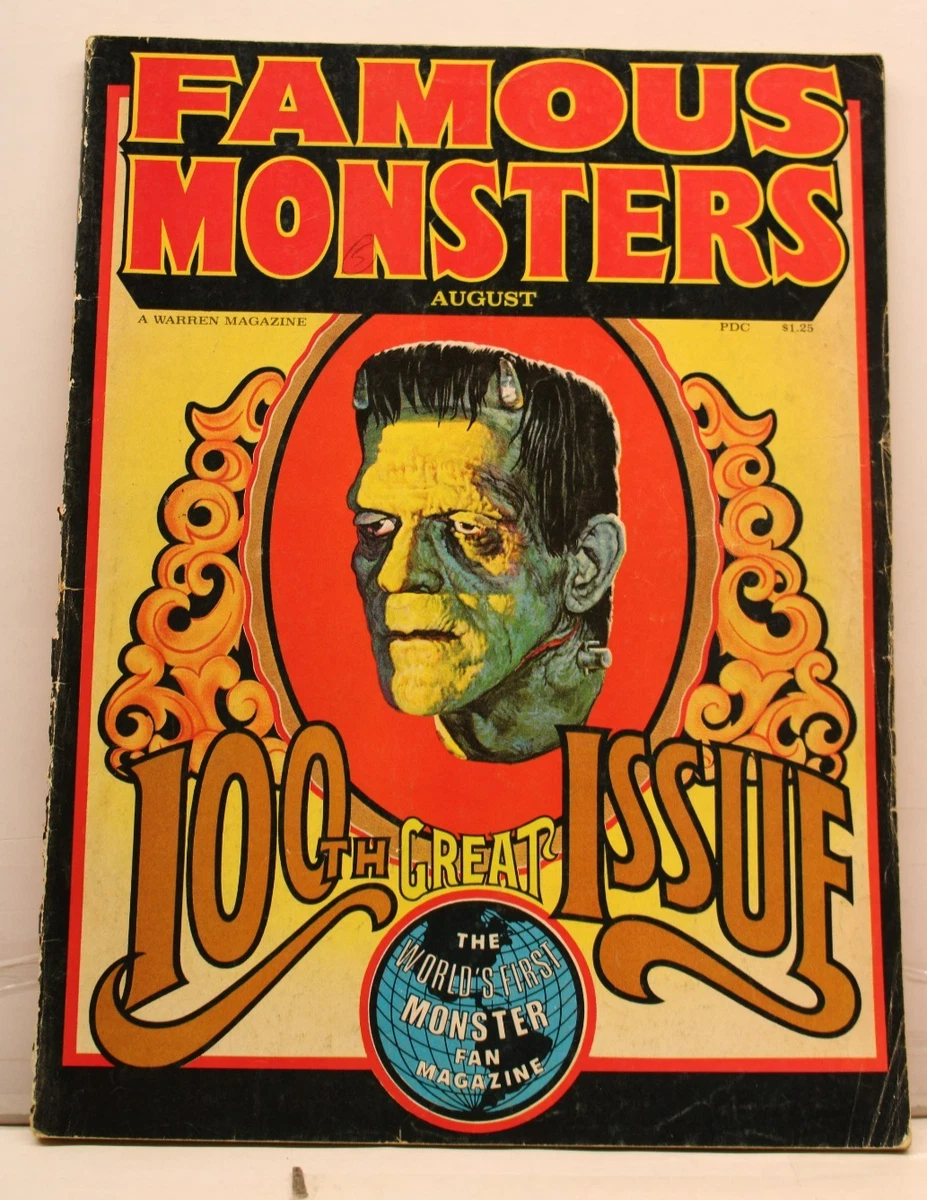 Famous Monsters Of Filmland In Collectible Comic Magazines for