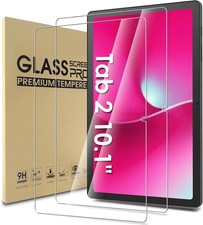 2 Pack Screen Protector for T-Mobile REVVL Tab 2 10.1" - Case Friendly Tempered